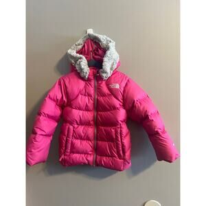 North Face Girls Pink Down Puffer Jacket 3T